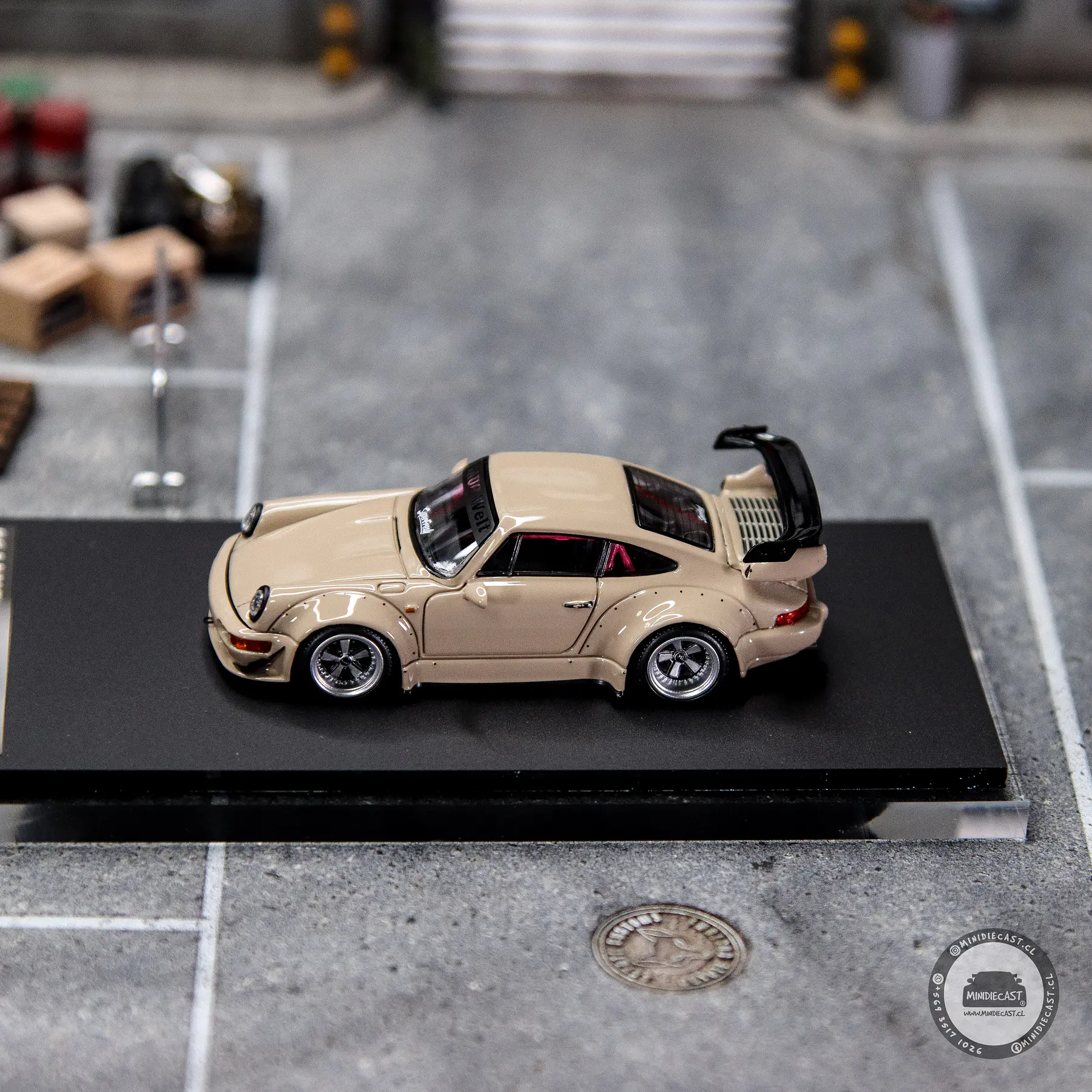 Time Micro 1:64 RWB 964 Light Brown Synthetic. 