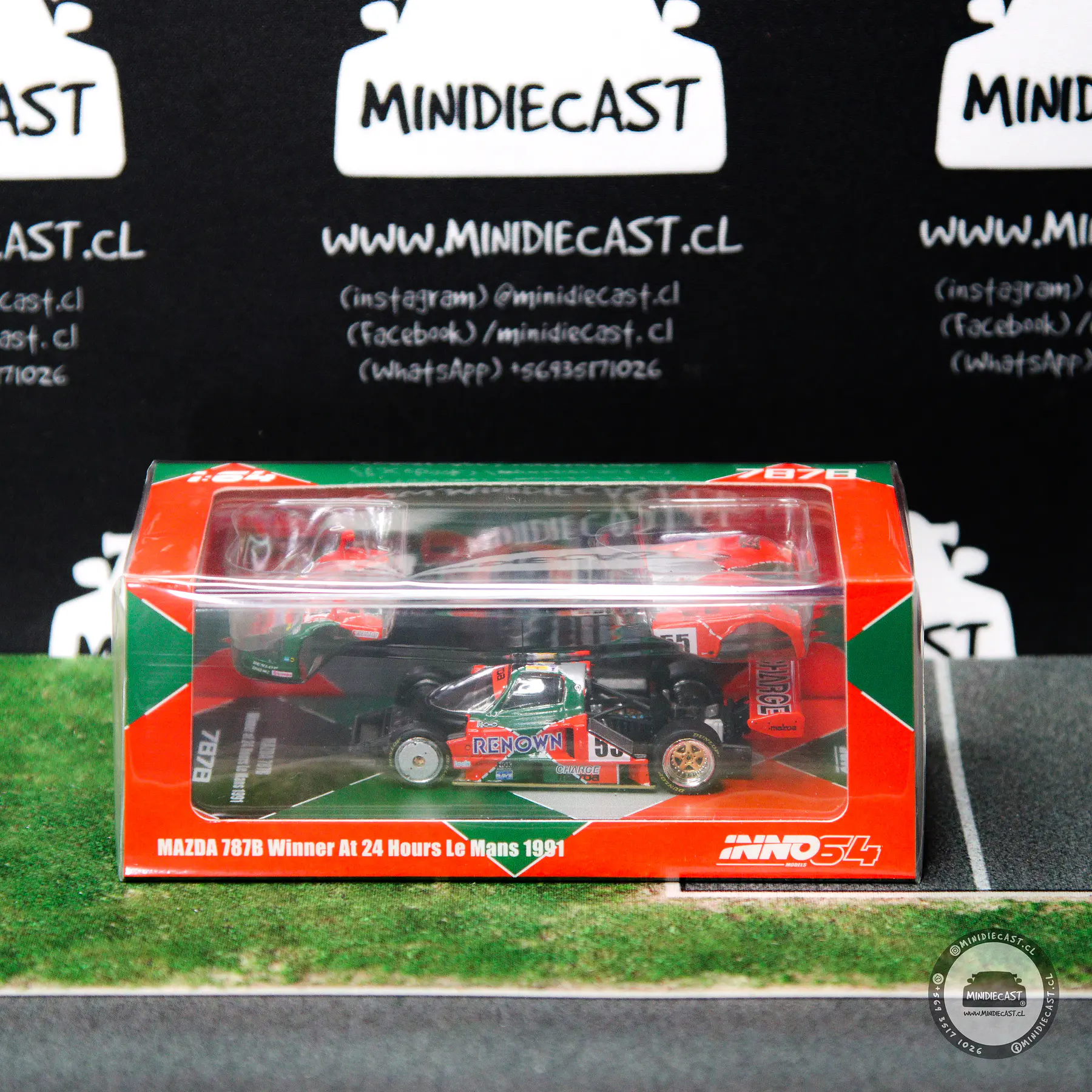 Inno64 1:64 Mazda 787B Winner At 24 Hours Le Mans 1991.