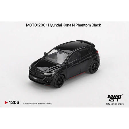 Mini GT 1:64 Hyundai Kona N – Phantom Black – Korea Exclusive