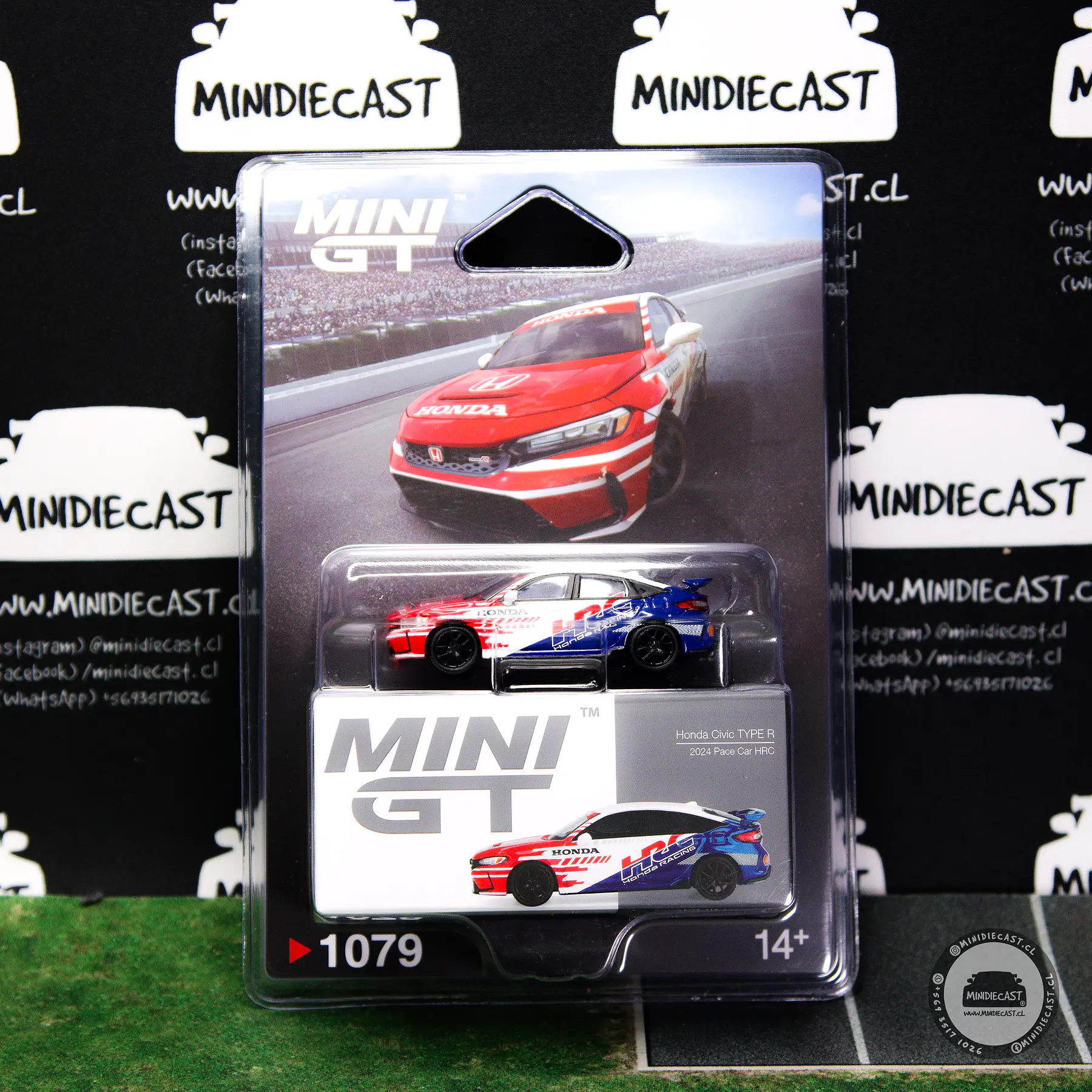 Mini GT 1:64 Honda Civic TYPE R 2024 Pace Car HRC – Mijo Exclusives
