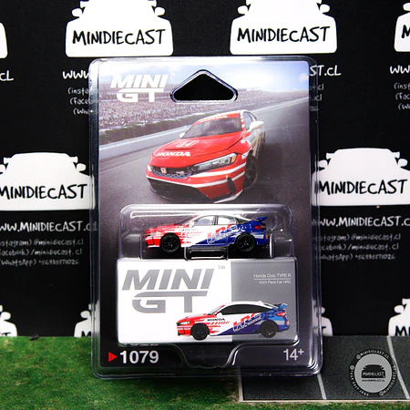 Mini GT 1:64 Honda Civic TYPE R 2024 Pace Car HRC – Mijo Exclusives