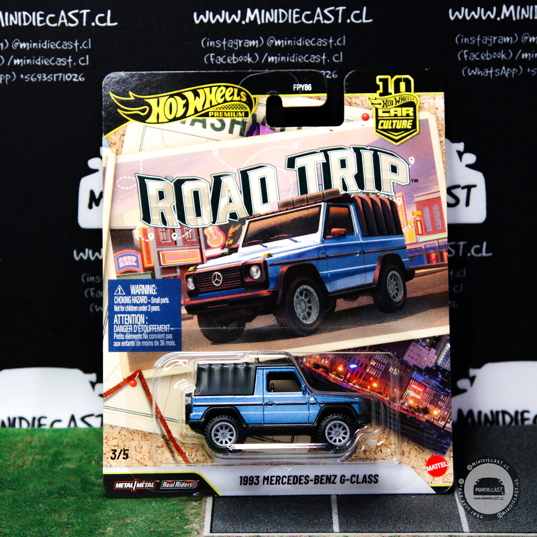 Hot Wheels 1:64 Car Culture 10th Anniversary 2026 V Case -Road Trip Assortment Chase