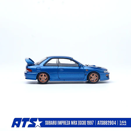 (PREVENTA) ATS 1:64 Subaru Impreza WRX (GC8) 1997 Blue