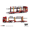 (PREVENTA) Mini GT 1:64 Scania 770S A6x4NA Car Transporter V8 50th anniversary + Car transporter – Red – Limited Edition
