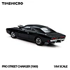 (PREVENTA) Time Micro × PSC DESIGN 1:64 PSC Dodge 1969 Black Street Charger