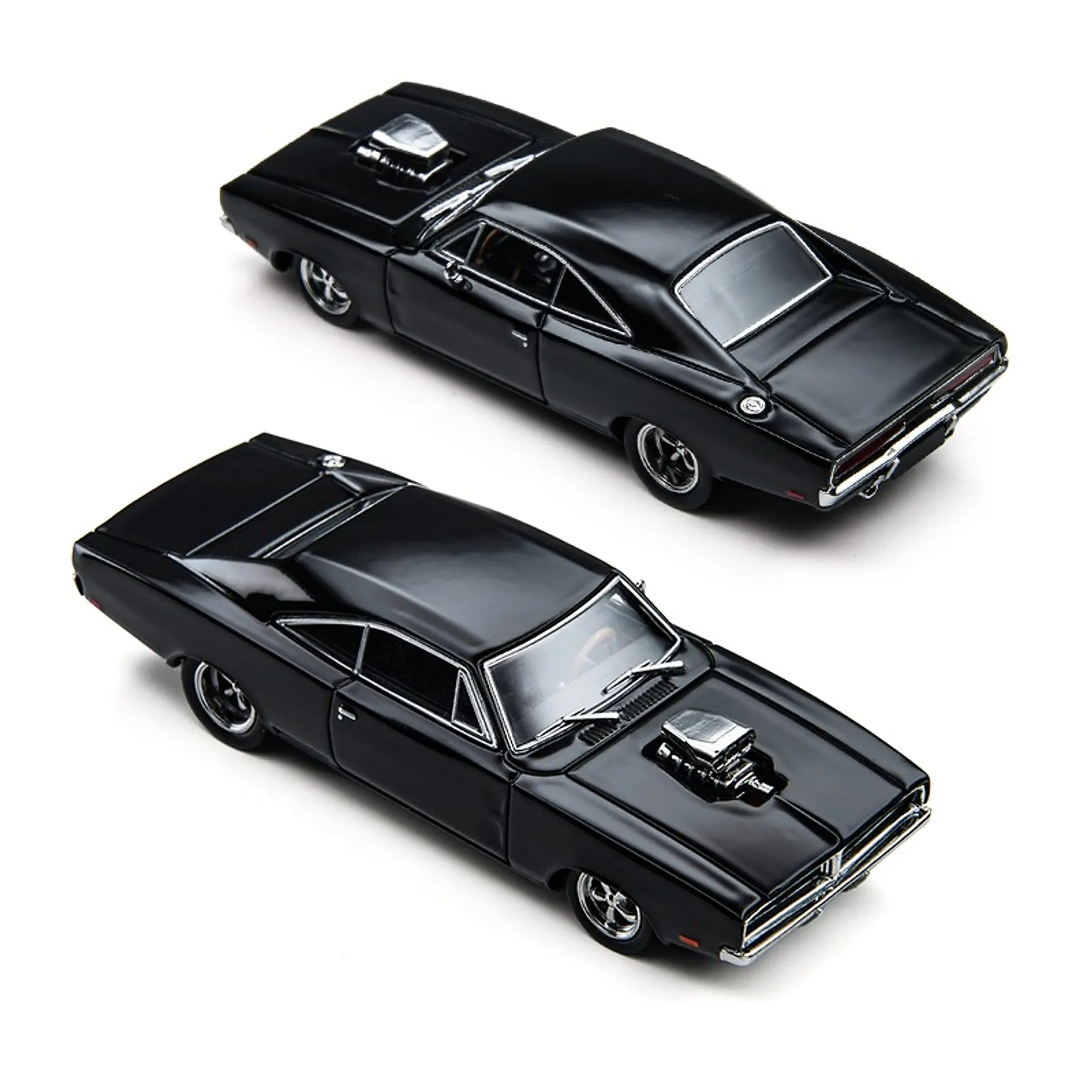 (PREVENTA) Time Micro × PSC DESIGN 1:64 PSC Dodge 1969 Black Street Charger