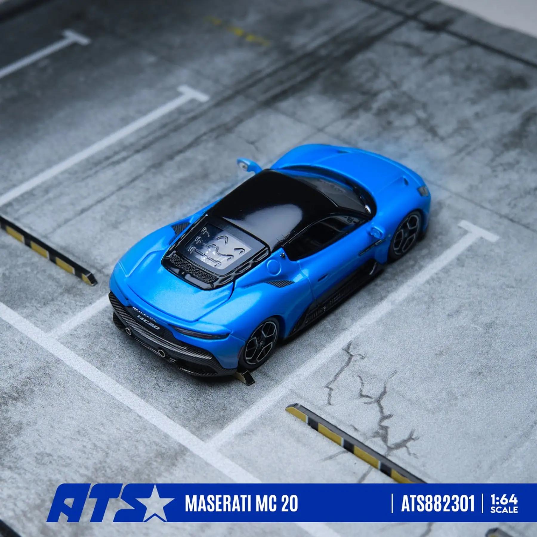 (PREVENTA) ATS 1: 64 Maserati MC 20 blue