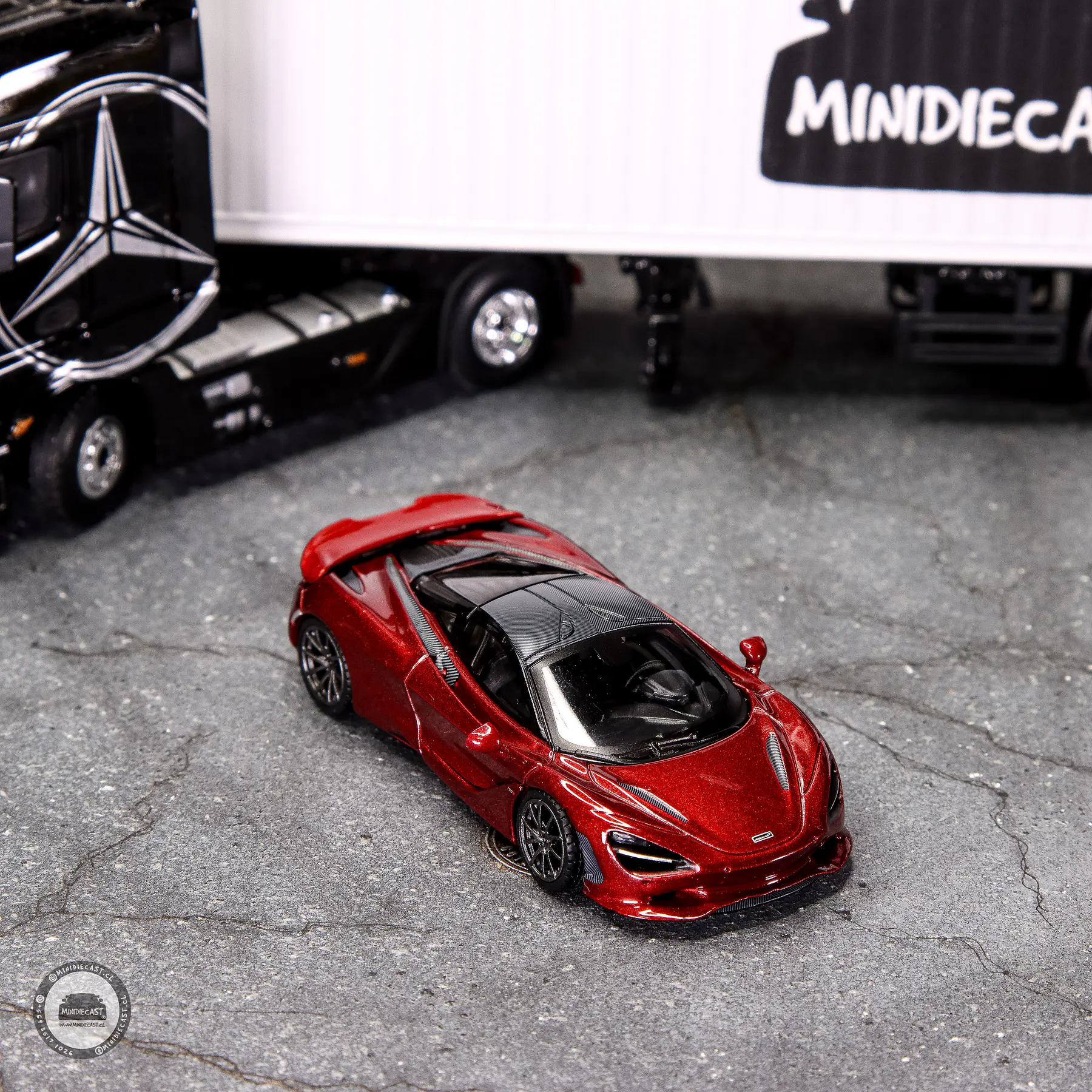 Mini GT 1:64 McLaren 750S – Amaranth Red