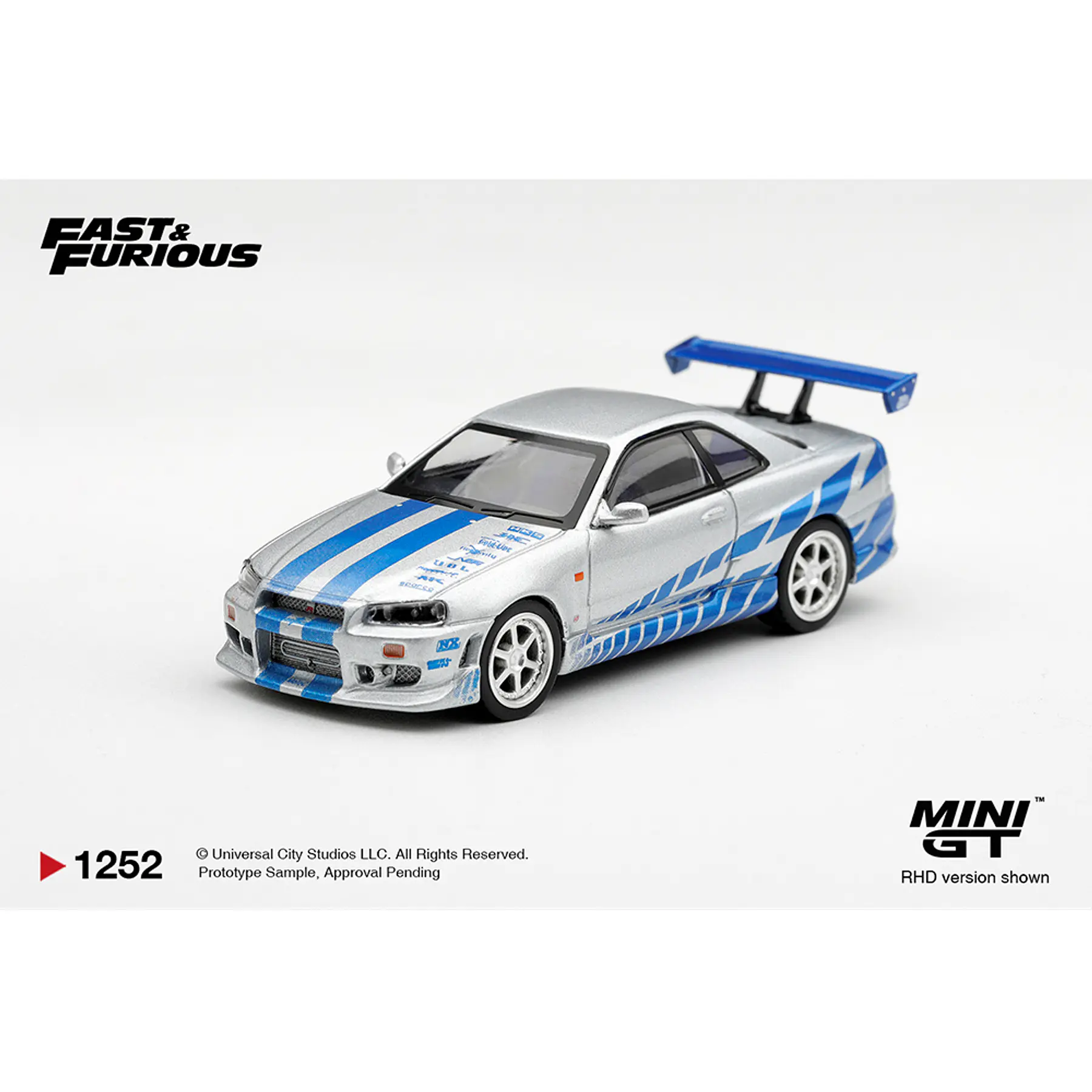 (PREVENTA) Mini GT 1:64 Nissan Skyline GT-R C-West “2 Fast 2 Furious” Brian O’Conner – Limited Edition