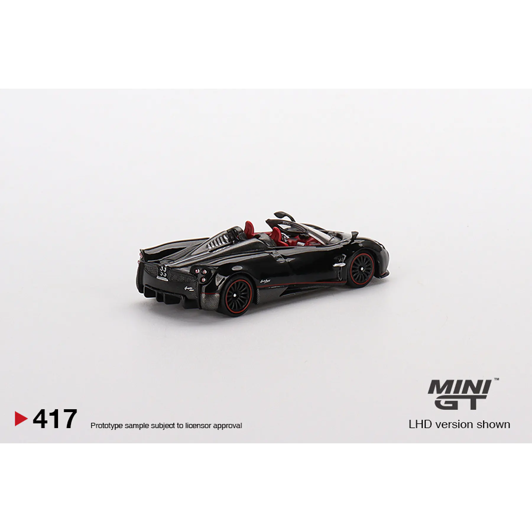 Mini GT 1:64 Pagani Huayra Roadster Black