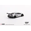 Mini GT 1:64 LB★WORKS Lamborghini Aventador Limited Edition Matt Silver – Mijo Exclusive USA