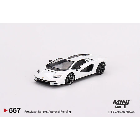 Mini GT 1:64 Lamborghini Countach LPI 800-4 – Bianco Siderale – Mijo Exclusives