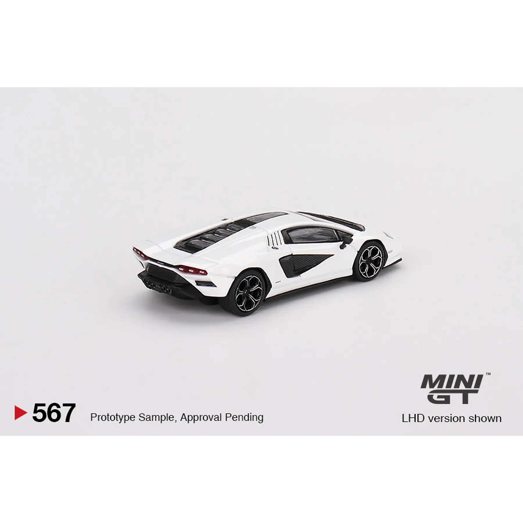 Mini GT 1:64 Lamborghini Countach LPI 800-4 – Bianco Siderale – Mijo Exclusives