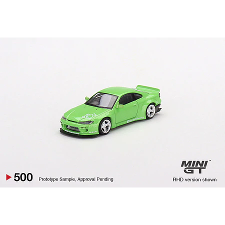 Mini GT 1:64 Nissan Silvia Pandem (S15) (Green) – MiJo Exclusives USA
