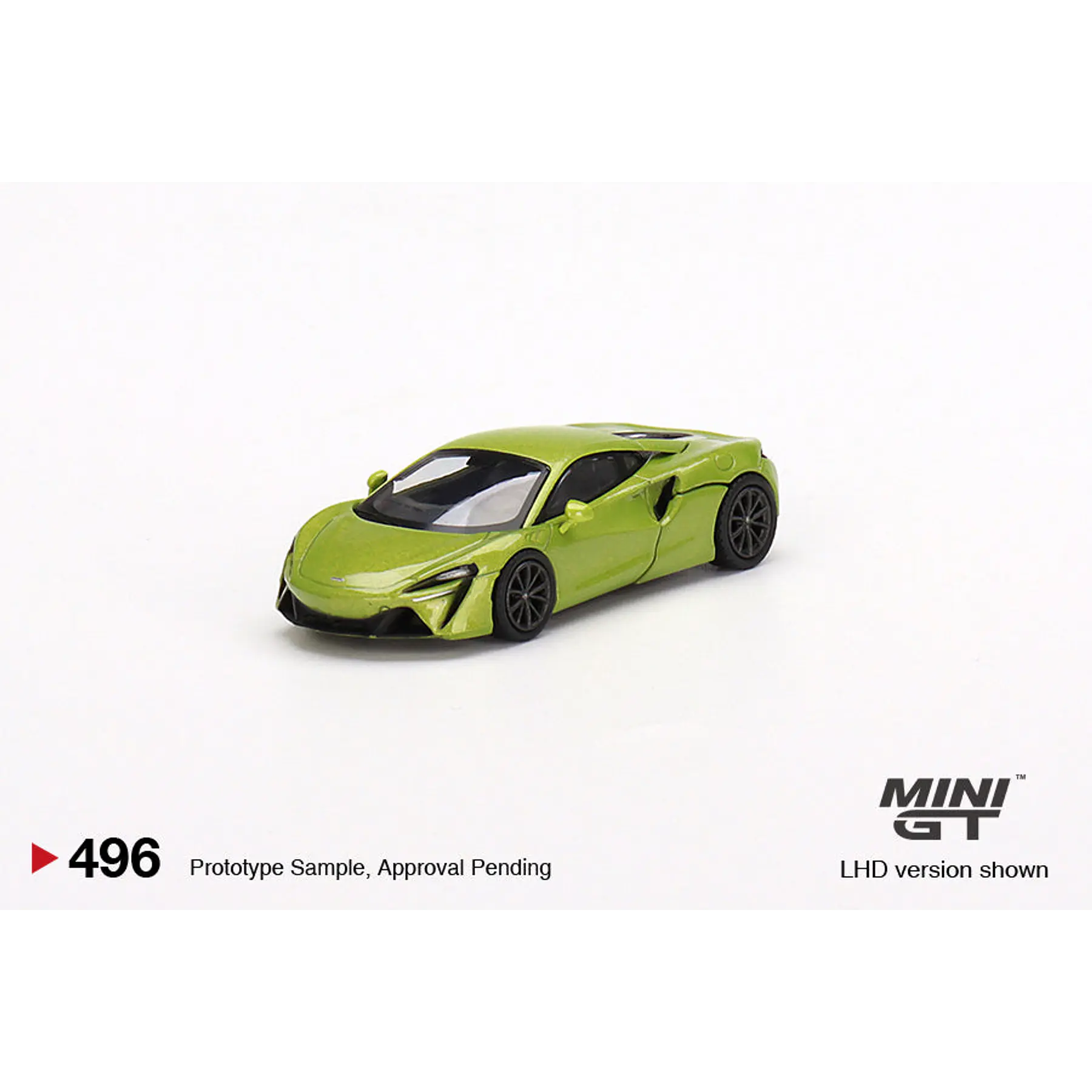 Mini GT 1:64 McLaren Artura – Flux Green – MiJo Exclusives USA
