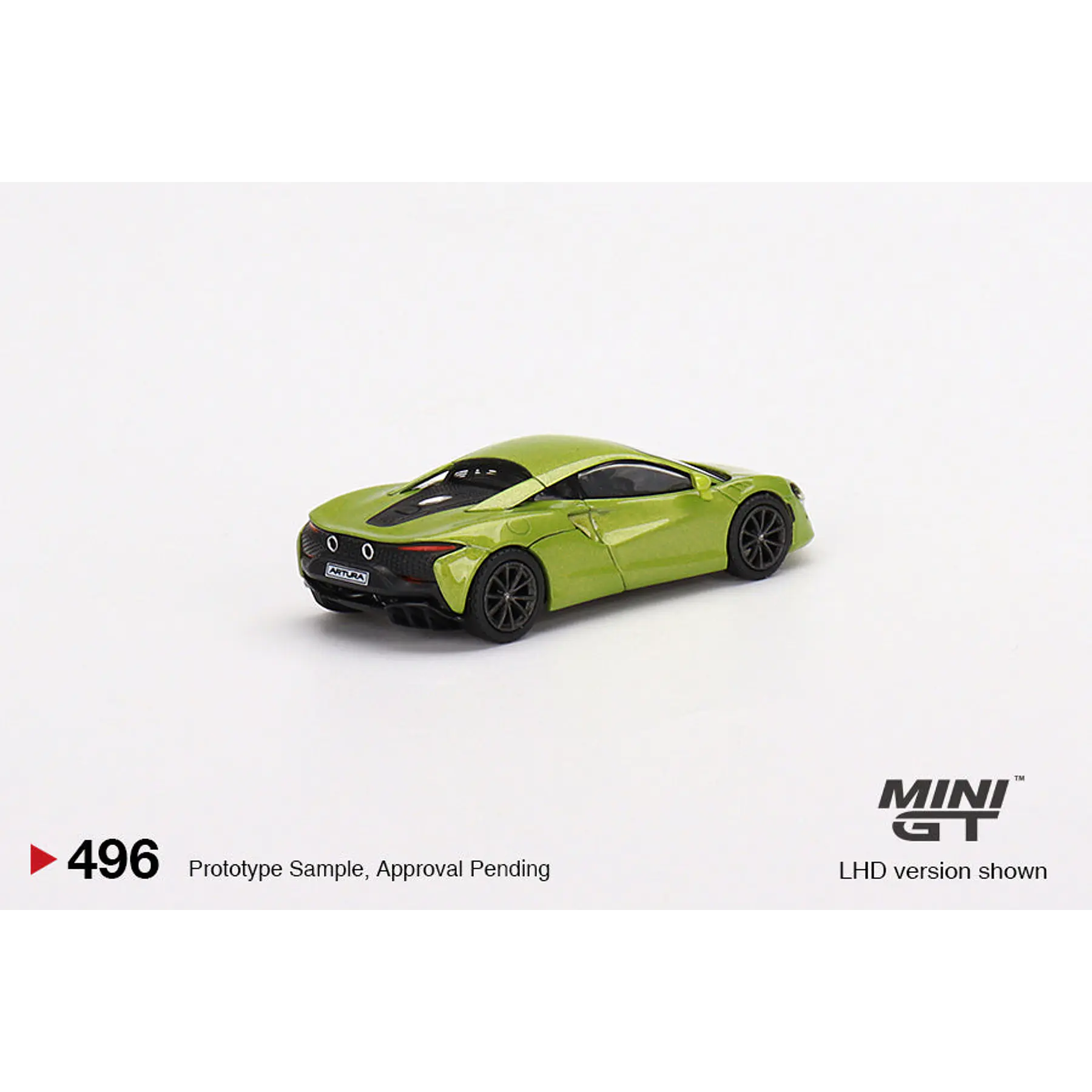 Mini GT 1:64 McLaren Artura – Flux Green – MiJo Exclusives USA