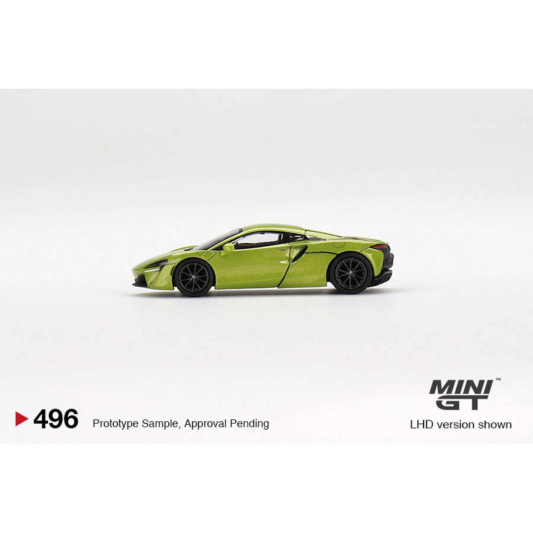 Mini GT 1:64 McLaren Artura – Flux Green – MiJo Exclusives USA