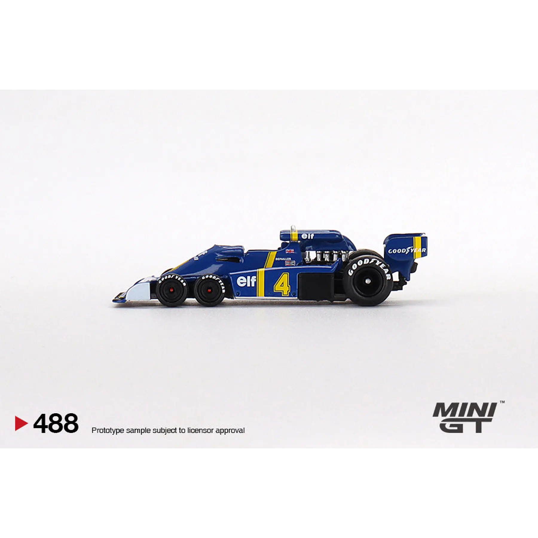 Mini GT 1:64 F1 Grand Prix 1976 Tyrrell P34 #4 Spanish GP