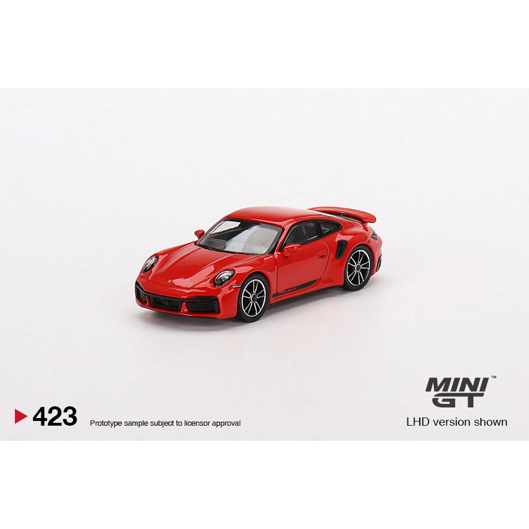Mini GT 1:64 Mijo Exclusives Porsche 911 Turbo S Guards Red