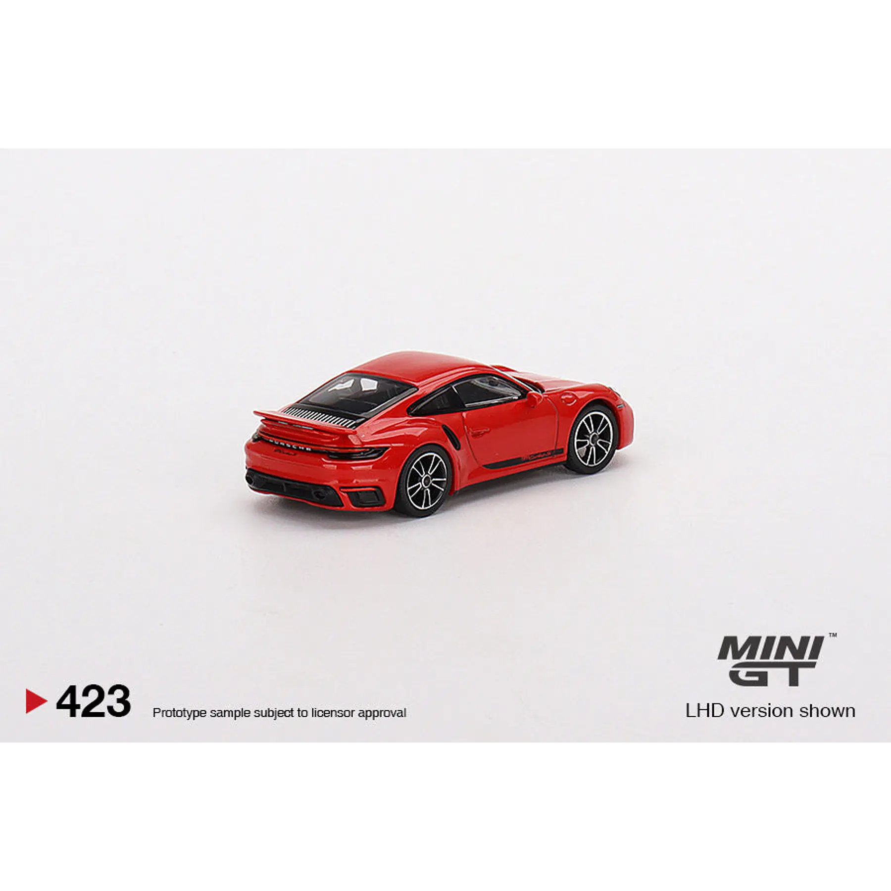 Mini GT 1:64 Mijo Exclusives Porsche 911 Turbo S Guards Red