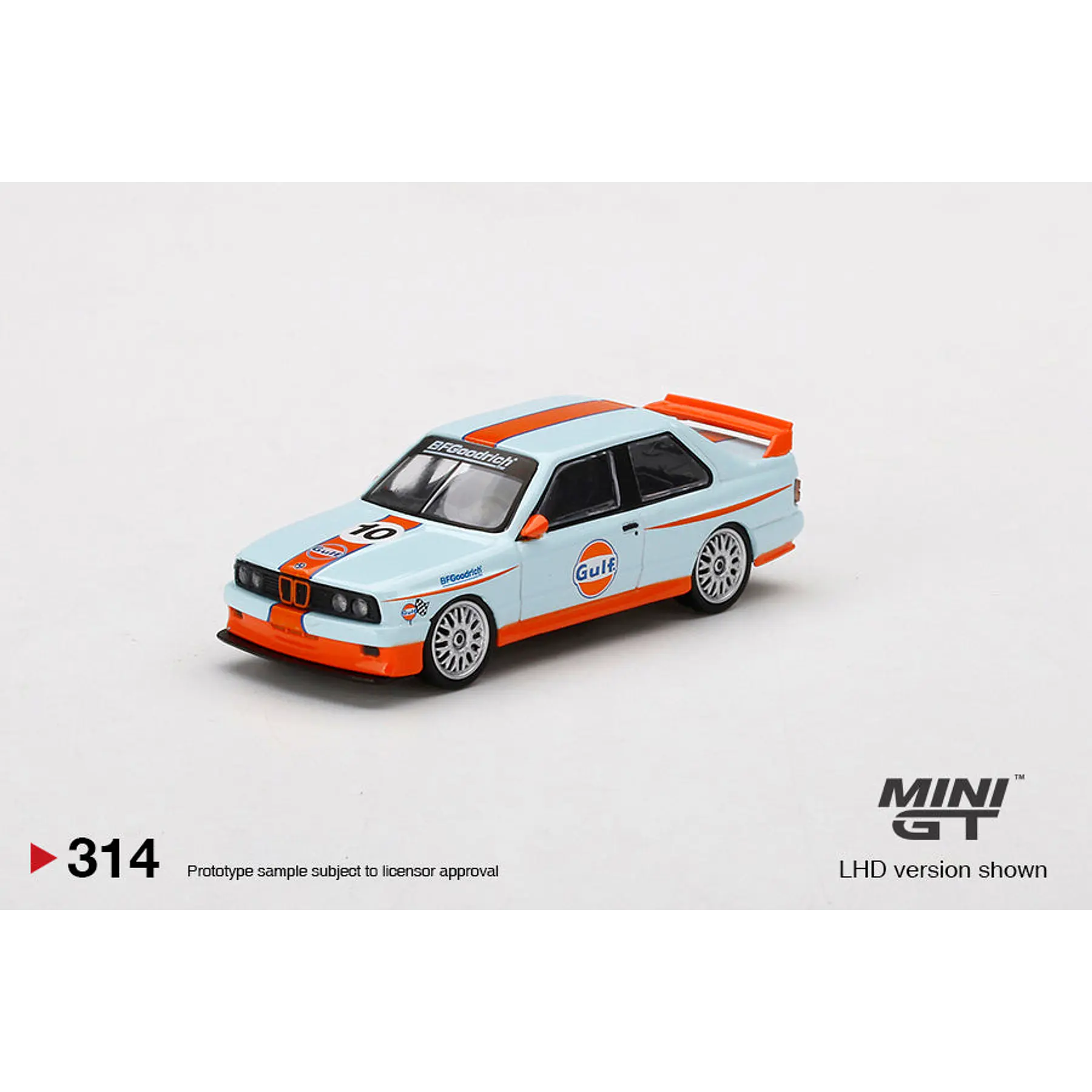 Mini GT 1:64 BMW M3 E30 Gulf Mijo Exclusive