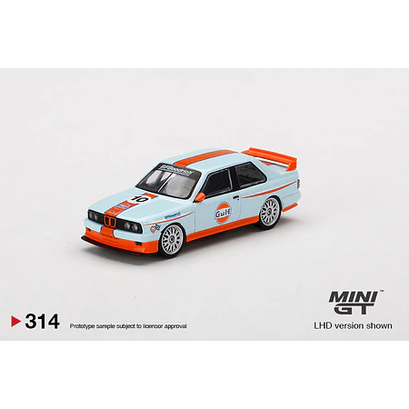 Mini GT 1:64 BMW M3 E30 Gulf Mijo Exclusive