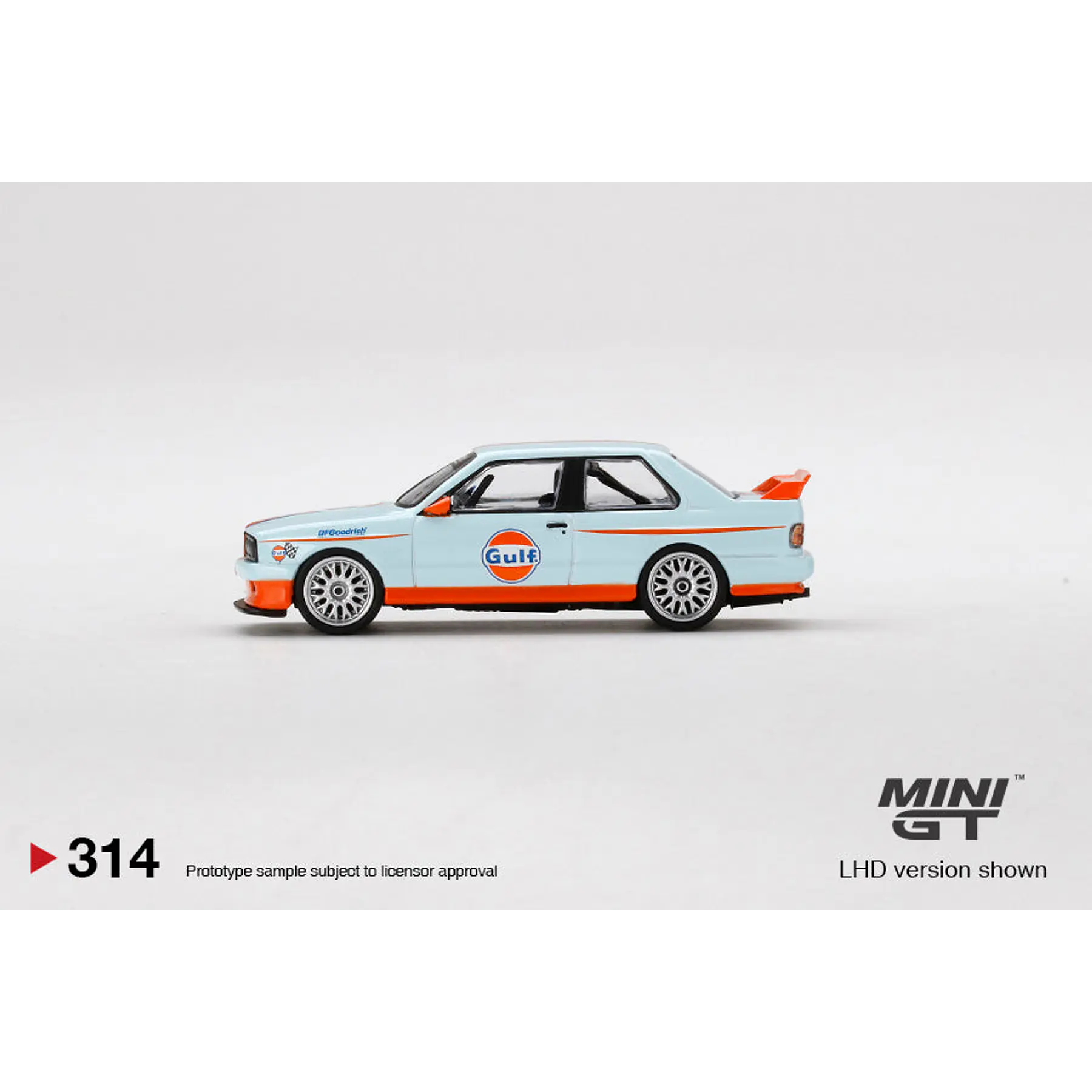 Mini GT 1:64 BMW M3 E30 Gulf Mijo Exclusive