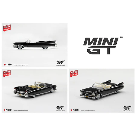 (PREVENTA) Mini GT 1:64 Cadillac Eldorado Biarritz 1959 Black – Limited Edition