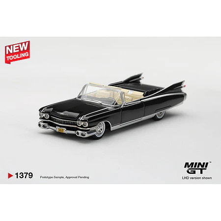 (PREVENTA) Mini GT 1:64 Cadillac Eldorado Biarritz 1959 Black – Limited Edition