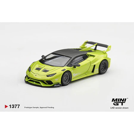 (PREVENTA) Mini GT 1:64 Lamborghini Huracán LB★WORKS Lime Metallic – Limited Edition