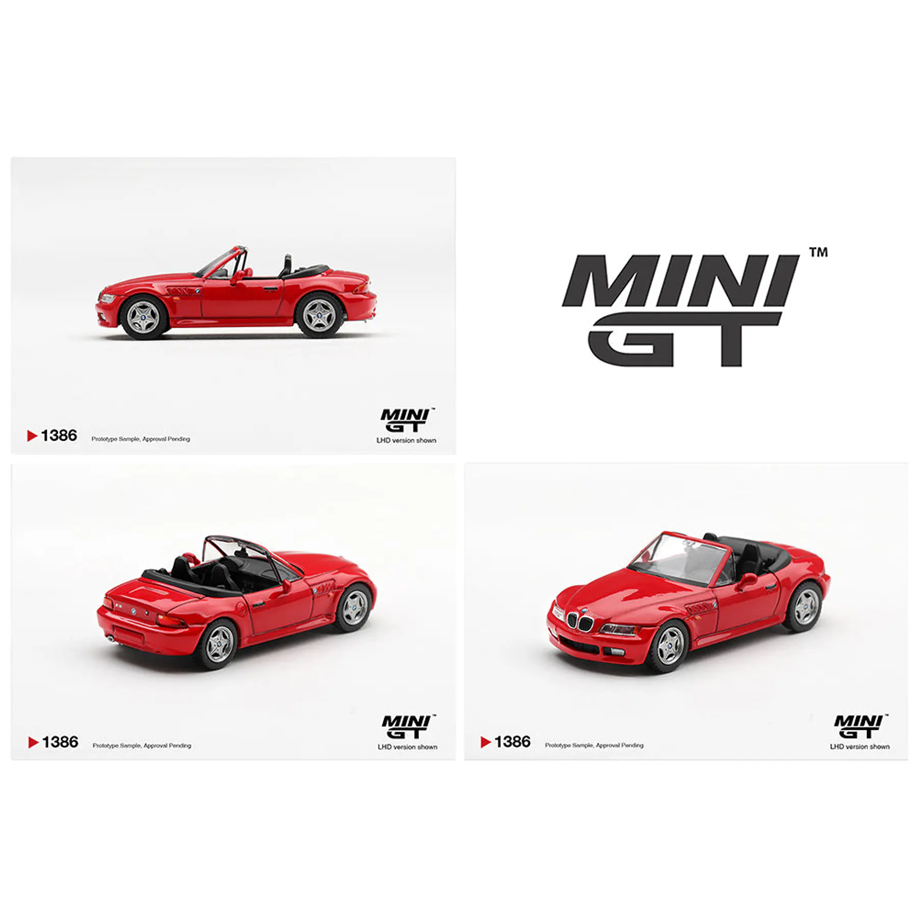 (PREVENTA) Mini GT 1:64 BMW Z3 Hellrot Red – Limited Edition