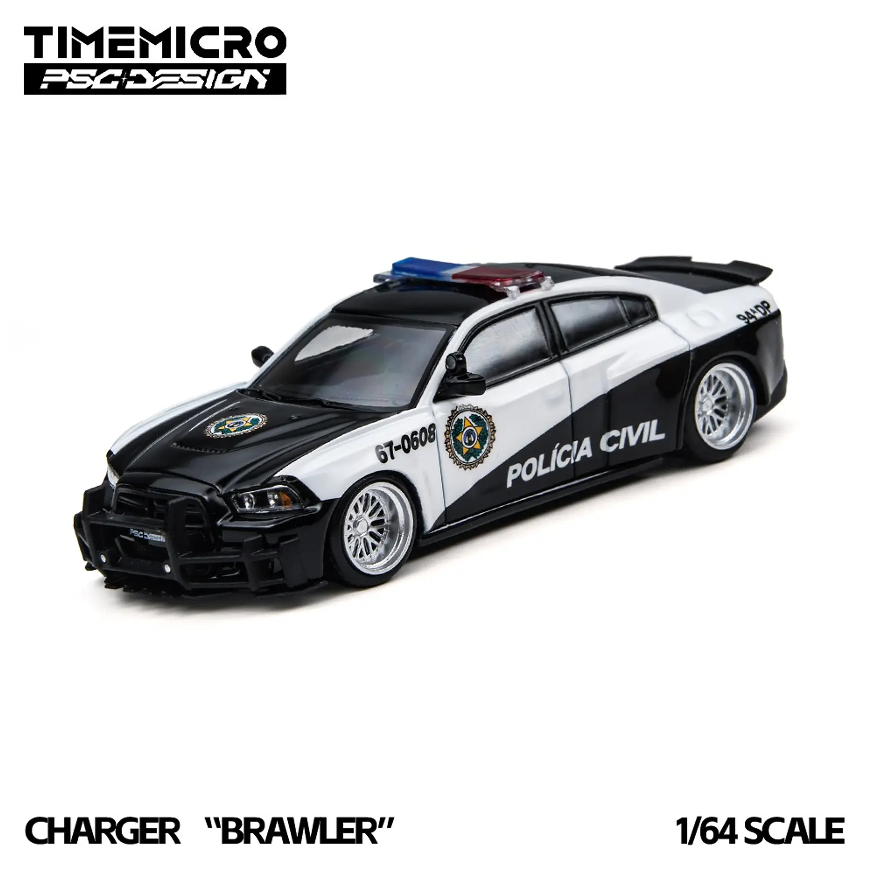 (PREVENTA) TimeMicro × PSC 1:64 Dodge Charger Warhorse 
