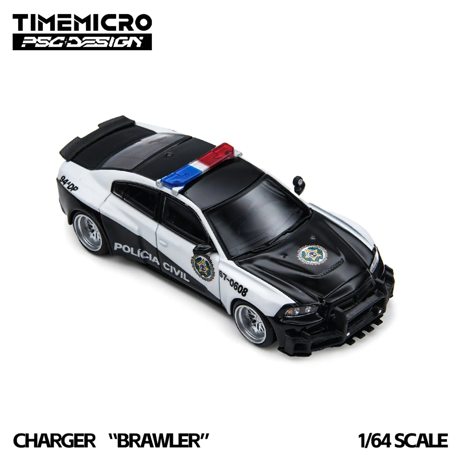 (PREVENTA) TimeMicro × PSC 1:64 Dodge Charger Warhorse 