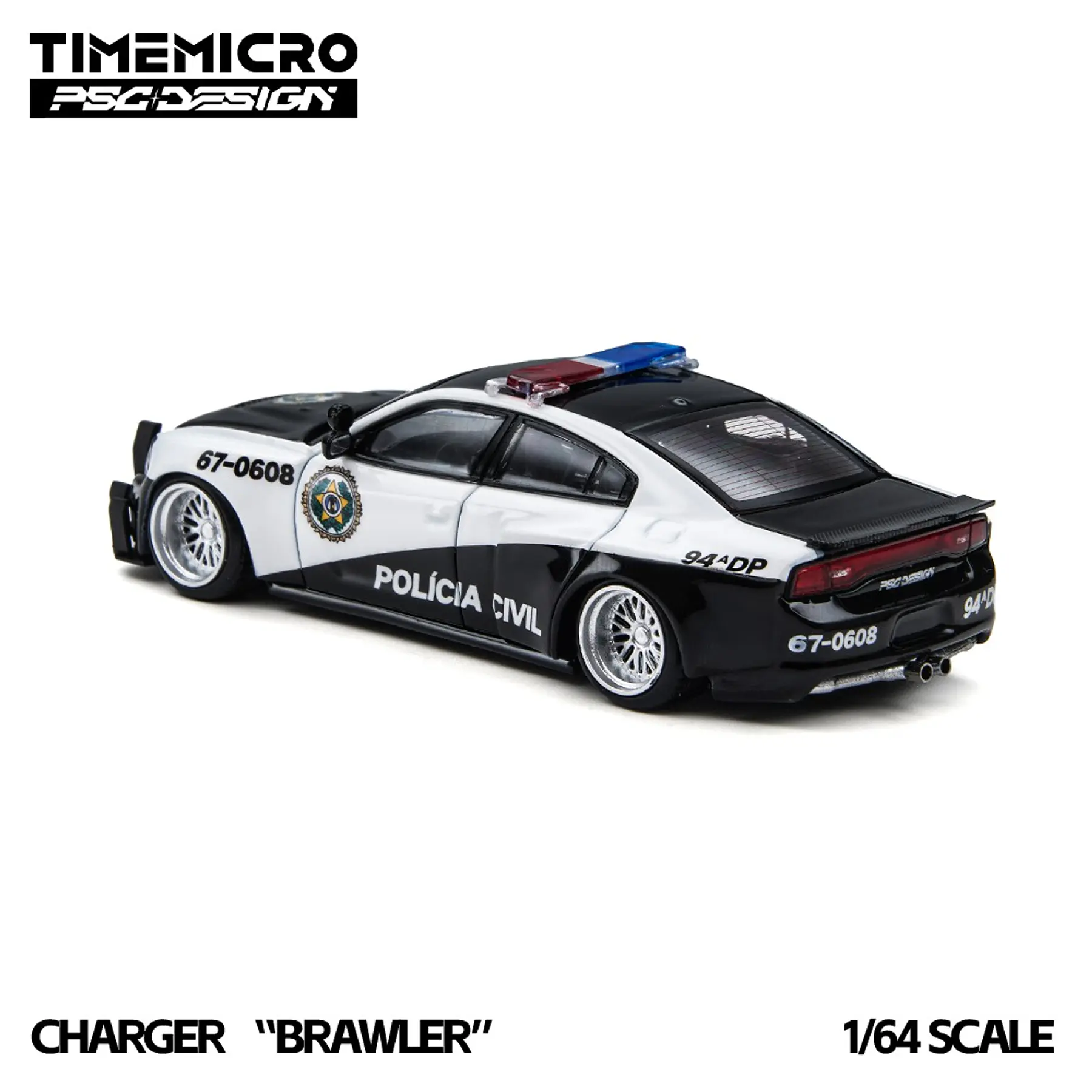 (PREVENTA) TimeMicro × PSC 1:64 Dodge Charger Warhorse 