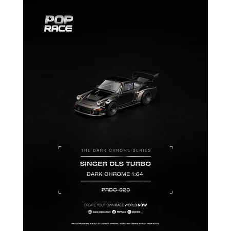 (PREVENTA) Pop Race 1:64 Porsche Singer DLS Turbo
