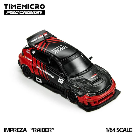 (PREVENTA) TimeMicro × PSC DESIGN 1:64 Subaru Impreza "Raider" ADVAN