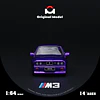 (PREVENTA) Original Model 1:64 BMW M3 E30 Chrome Purple