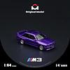 (PREVENTA) Original Model 1:64 BMW M3 E30 Chrome Purple