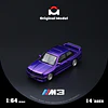 (PREVENTA) Original Model 1:64 BMW M3 E30 Chrome Purple