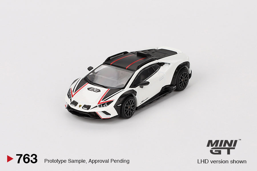 Mini GT 1:64 Lamborghini Huracán Sterrato – Bianco Asopo – M