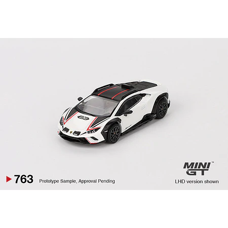 Mini GT 1:64 Lamborghini Huracán Sterrato – Bianco Asopo – MiJo Exclusives
