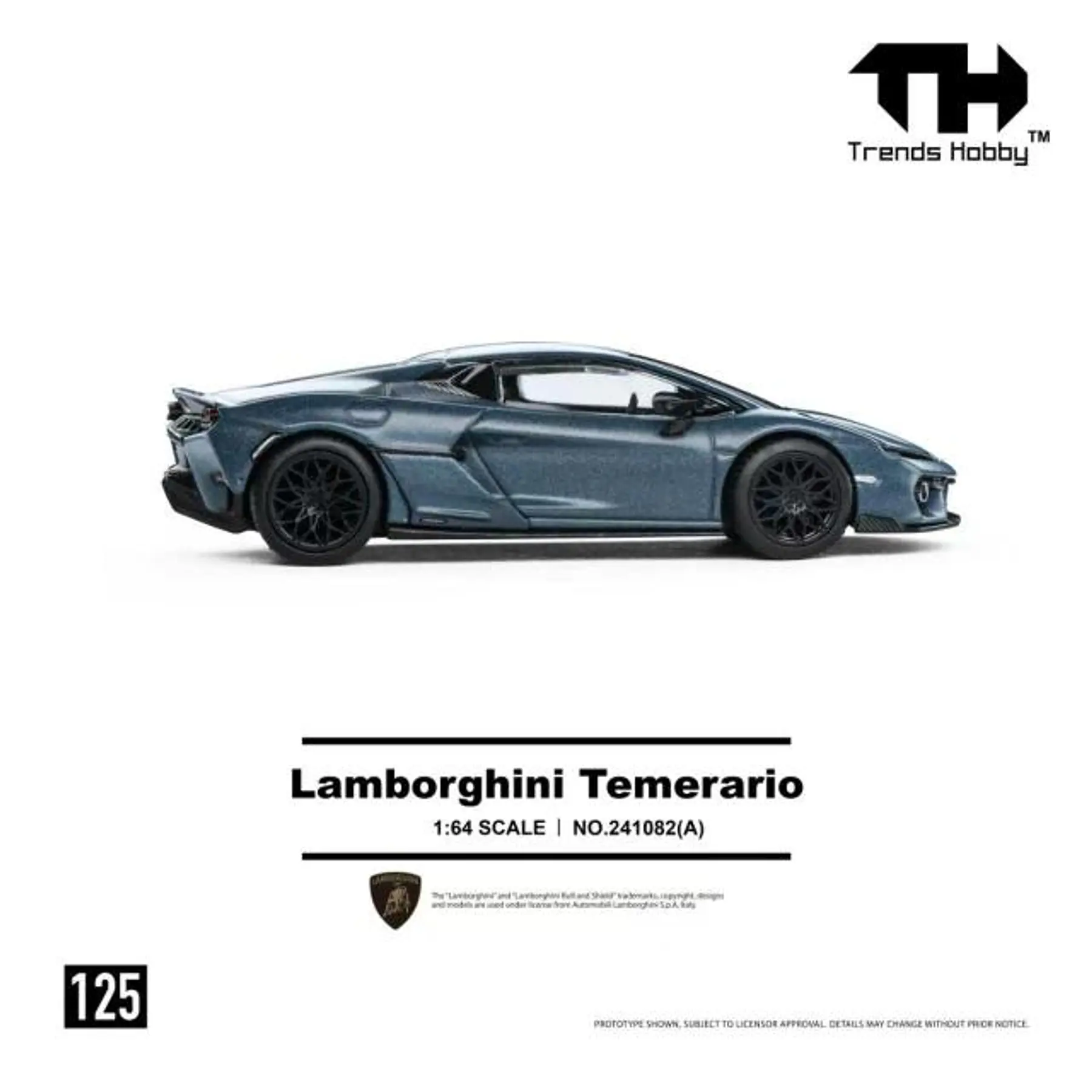 Trends Hobby 1:64 Lamborghini Temerario- Matte Blue