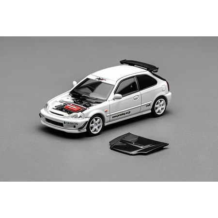 Motorhelix 1:64 Honda Civic TYPE R (EK9) J‘s Racing White