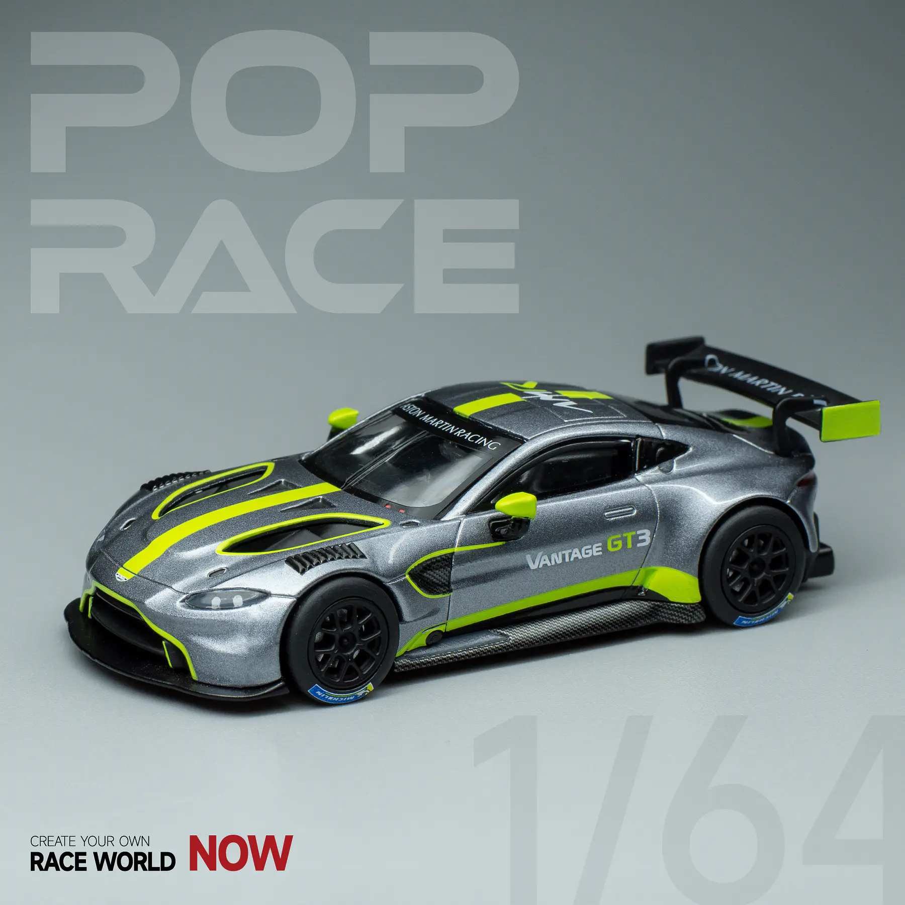Pop Race 1:64 Aston Martin Vantage GT3 Presentation