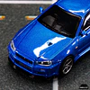 Mini GT 1:64 Nissan Skyline GT-R (R34) V-Spec II Bayside Blue