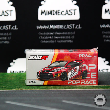 Pop Race 1:64 Toyota Yaris EVA RT Production MODEL-02 GOODRIDE