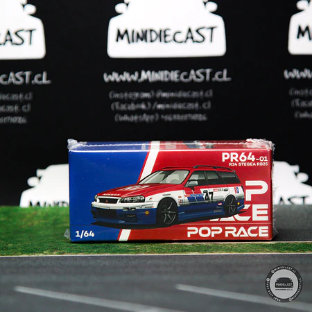 Pop Race 1:64 Nissan GTR R34 Stegea Race Department