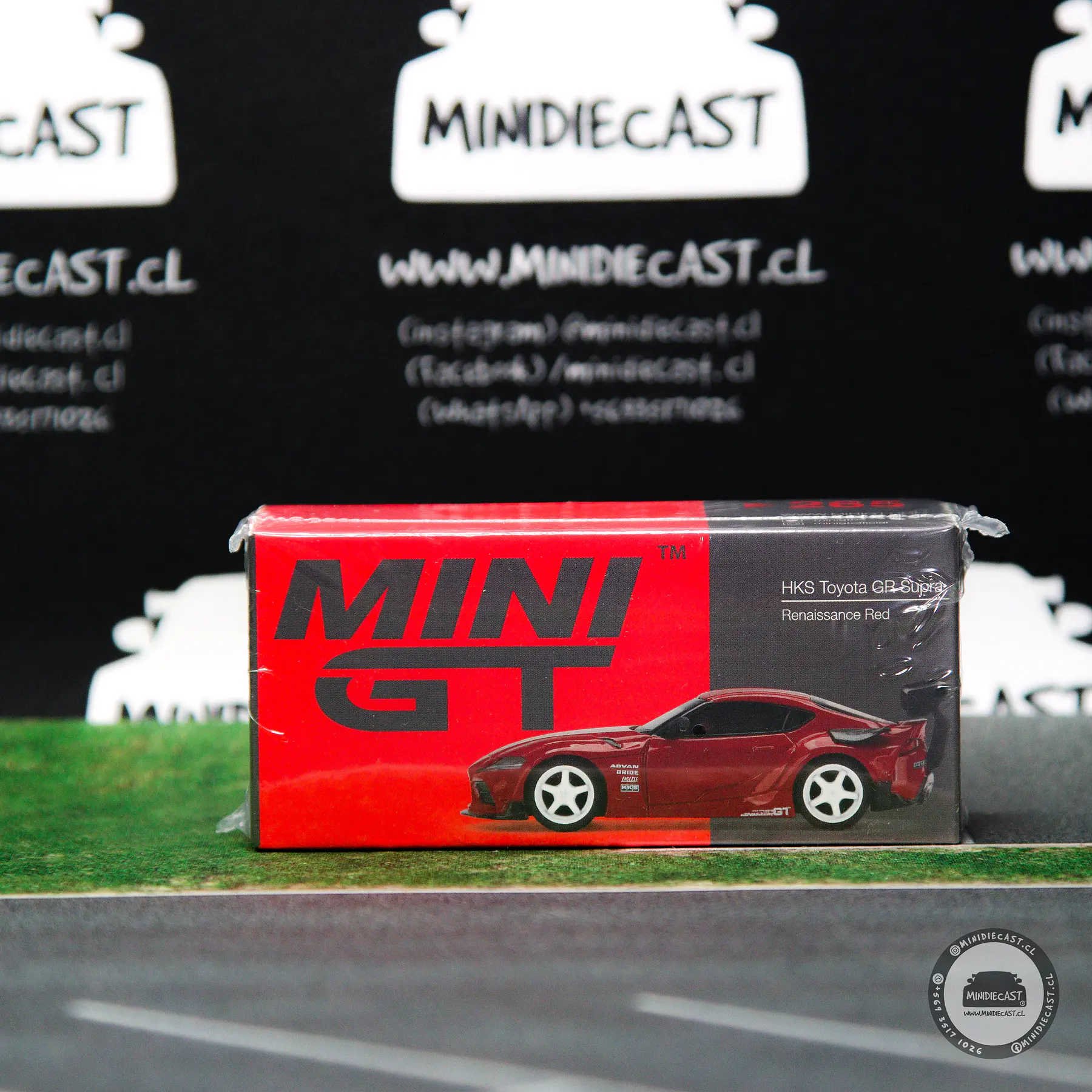 Mini GT 1:64 HKS Toyota GR Supra Renaissance Red