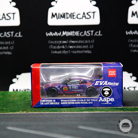 Mini GT x Pop Race 1:64 Nissan GT-R Nismo GT3 EVA RT Test TYPE-01 KAKUSEI Edition - NISMO Festival 2019