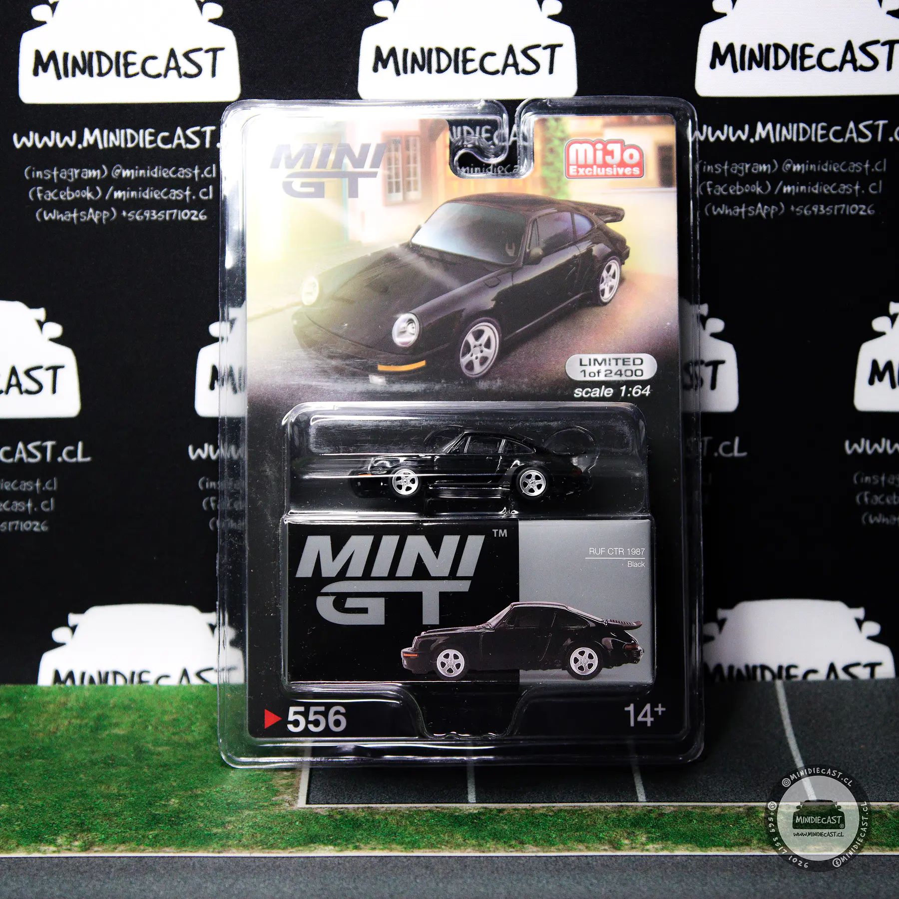 Mini GT 1:64 RUF CTR 1987 – Black – Mijo Exclusives